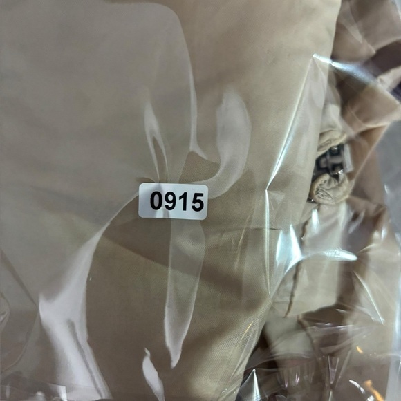 VTG 80s Lacoste Izod Performance Golf Full Zip Beige Tan Jacket Size Medium Mens - Picture 13 of 13